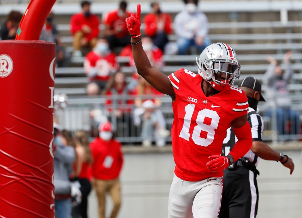 WATCH: Marvin Harrison Jr. won the state of Ohio on the Rose Bowl table