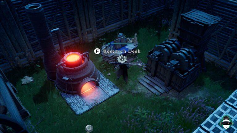 Research desk at V Rising