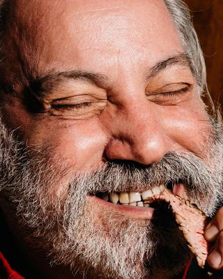 Meathead Goldwin was nicknamed after his father.  He says meat does not have to be brought to room temperature before cooking.  Cold meat attracts smoke better, Goldwin says.