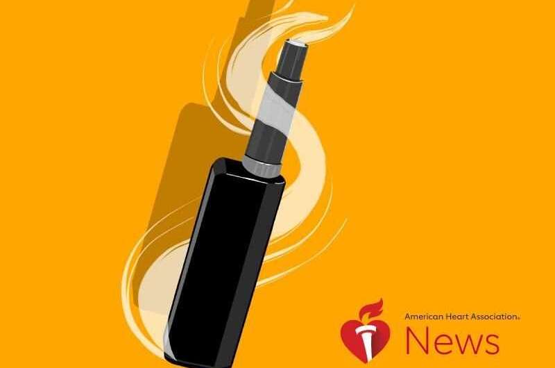 AHA news: used vape, scientists feel the risk
